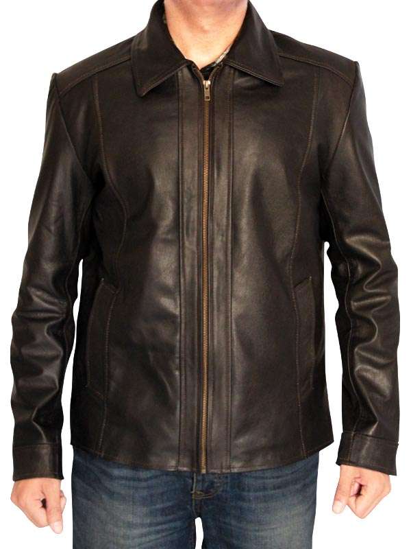 John Wick Brown Leather Jacket Of Keanu Reeves